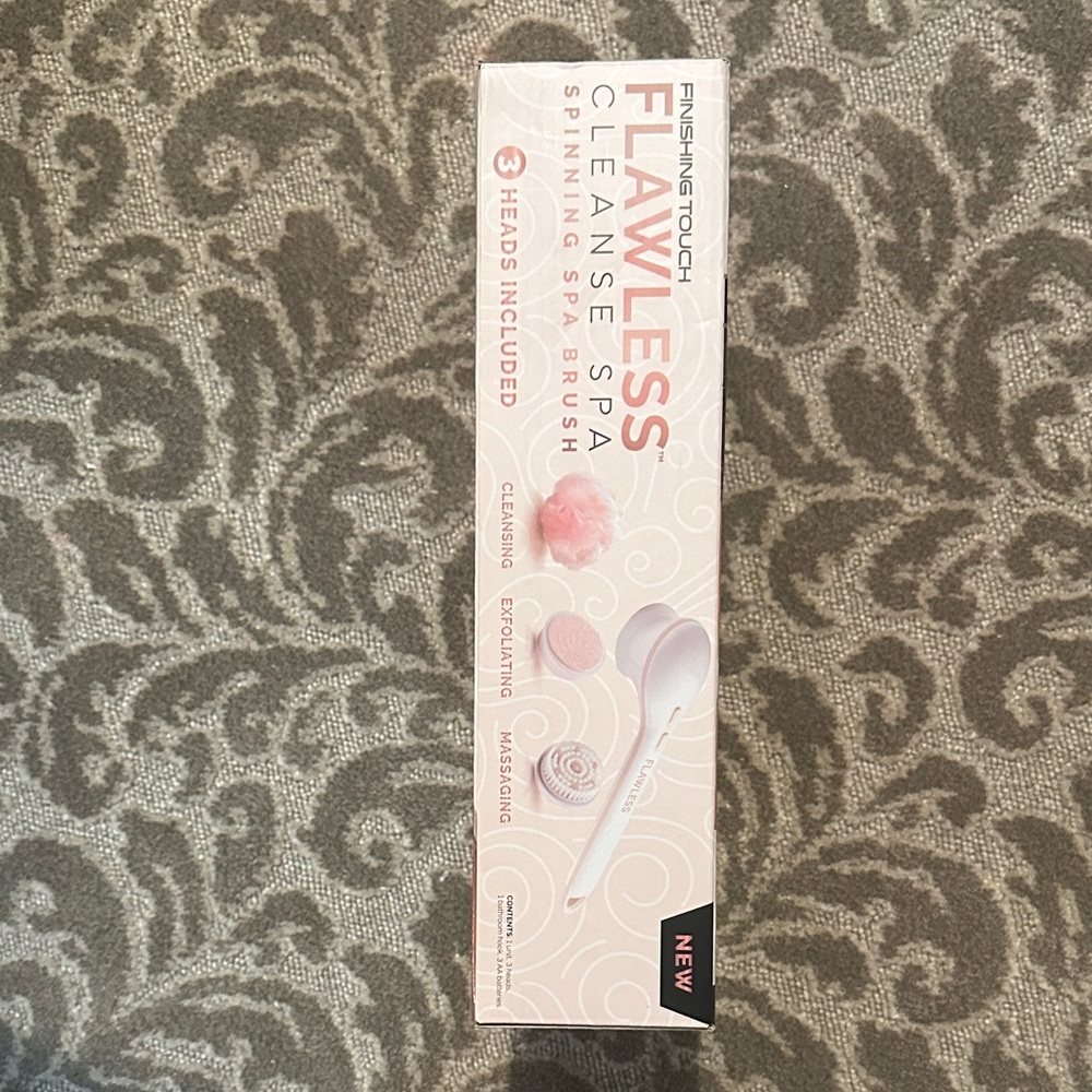 Finishing Touch Flawless Cleanse Spa Brush - Pink  unopened box - Picture 4 of 7